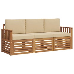Ensembles de canapés avec coussin 3 pcs Naturel et Beige 526645526645