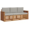 Ensembles de canapés avec coussin 3 pcs Gris Naturel et Clair 526647526647