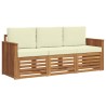 Ensembles de canapés avec coussin 3 pcs Naturel et Crème 526648526648