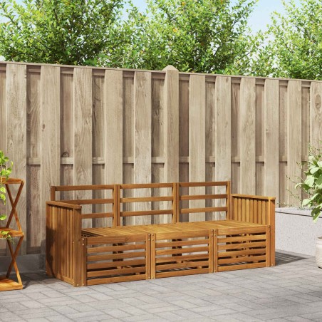 Ensembles de canapés 3 pcs Naturel Bois d'Acacia Massif 526649526649