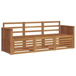 Ensembles de canapés 3 pcs Naturel Bois d'Acacia Massif 526649526649