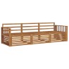 Ensemble de canapés d'extérieur 3 pcs Naturel 526675526675