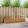 Ensemble de canapés d'extérieur 3 pcs Naturel 526687526687
