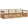 Ensemble de canapés d'extérieur 3 pcs Naturel 526687526687
