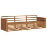 Ensemble de canapés d'extérieur 3 pcs Naturel 526694526694