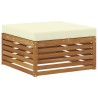 Ensemble de canapés d'extérieur 4 pcs Naturel et Crème 526711526711
