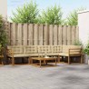 Ensemble de canapés d'extérieur 6 pcs Naturel et Beige 526712526712