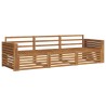 Ensemble de canapés d'extérieur 3 pcs Naturel 526724526724