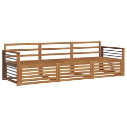 Ensemble de canapés d'extérieur 3 pcs Naturel 526744526744