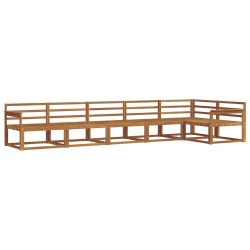 Ensemble de canapés d'extérieur 6 pcs Naturel 526747526747