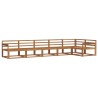 Ensemble de canapés d'extérieur 6 pcs Naturel 526747526747