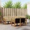 Ensemble de canapés d'extérieur 7 pcs Naturel et Beige 526758526758