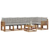 Ensemble de canapés d'extérieur 7 pcs Gris Naturel et Clair 526759526759