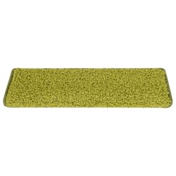 Tapis d'escalier 30 pièces 65 x 21 x 4 cm Vert Bordure rectangulaire 526772526772