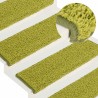 Tapis d'escalier 30 pièces 65 x 21 x 4 cm Vert Bordure rectangulaire 526772526772