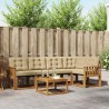 Ensemble de canapés d'extérieur 6 pcs Naturel et Beige 526797526797