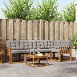 Ensemble de canapés d'extérieur 6 pcs Gris Naturel et Clair 526799526799