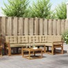 Ensemble de canapés d'extérieur 6 pcs Naturel et Beige 526804526804