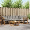 Ensemble de canapés d'extérieur 6 pcs Gris Naturel et Clair 526813526813