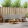 Ensemble de canapés d'extérieur 6 pcs Gris Naturel et Clair 526815526815