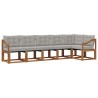 Ensemble de canapés d'extérieur 6 pcs Gris Naturel et Clair 526828526828