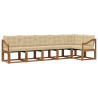Ensemble de canapés d'extérieur 6 pcs Naturel et Beige 526837526837
