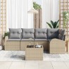 Ensemble de canapé de jardin 6 pcs Beige et gris clair 526919526919