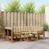 Ensemble de canapés d'extérieur 7 pcs Naturel et Beige 526989526989