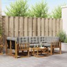 Ensemble de canapés d'extérieur 7 pcs Gris Naturel et Clair 526991526991