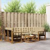 Ensemble de canapés d'extérieur 7 pcs Naturel et Beige 527005527005