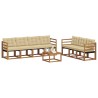 Ensemble de canapés d'extérieur 8 pcs Naturel et Beige 527024527024