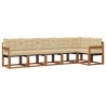 Ensemble de canapés d'extérieur 6 pcs Naturel et Beige 527034527034