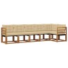Ensemble de canapés d'extérieur 6 pcs Naturel et Beige 527037527037