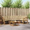Ensemble de canapés d'extérieur 6 pcs Naturel et Beige 527053527053