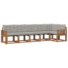 Ensemble de canapés d'extérieur 6 pcs Gris Naturel et Clair 527054527054