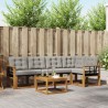 Ensemble de canapés d'extérieur 6 pcs Gris Naturel et Clair 527060527060
