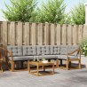 Ensemble de canapés d'extérieur 6 pcs Gris Naturel et Clair 527067527067