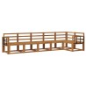Ensemble de canapés d'extérieur 6 pcs Naturel 527127527127