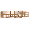 Ensemble de canapés d'extérieur 7 pcs Naturel 527128527128