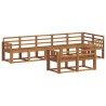 Ensemble de canapés d'extérieur 8 pcs Naturel 527131527131
