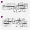 Ensemble de canapés d'extérieur 8 pcs Naturel 527131527131