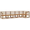 Ensemble de canapés d'extérieur 6 pcs Naturel 527135527135