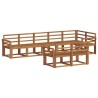 Ensemble de canapés d'extérieur 8 pcs Naturel 527136527136