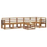 Ensemble de canapés d'extérieur 7 pcs Naturel 527140527140