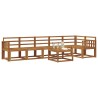 Ensemble de canapés d'extérieur 7 pcs Naturel 527142527142