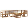 Ensemble de canapés d'extérieur 7 pcs Naturel 527143527143