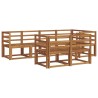 Ensemble de canapés d'extérieur 7 pcs Naturel 527149527149