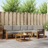 Ensemble de canapés d'extérieur 6 pcs Gris Naturel et Clair 527158527158