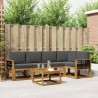 Ensemble de canapés d'extérieur 6 pcs Naturel et Anthracite 527159527159