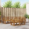 Ensemble de canapés d'extérieur 7 pcs Naturel 527163527163